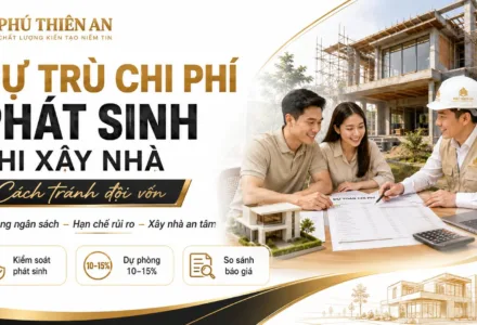 Dự trù chi phí phát sinh khi xây nhà: cách tránh đội vốn